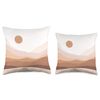 Boho Desert Aesthetic Throw Pillow