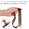 YOVOY Bangs Wig, Center Part, Hair Extension, Thin, Bangs, Partial Wig, Hair Extension, Realistic, Natural Bangs, Hair Extension, Cute, Popular, Lightweight, Fluffy, Curl, Hair Extension, Hair Ornament, Set of 2 (Light Black)