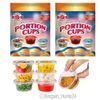 24 Count Medium Jelly Gelatin Shot Disposable Clear Plastic Portion Cups 2oz