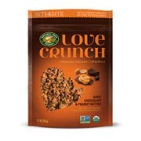 Dark Chocolate & Peanut Butter Love Crunch Premium Organic Granola, 2-11.5oz Bags