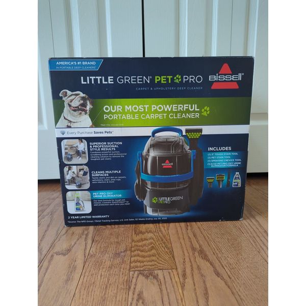 Bissell Little Green Pet Pro Portable Carpet Cleaner 2891 NEW IN BOX SEALED