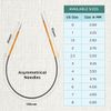 KnitPro Zing Circular Needle 25cm 2.25mm - 3pcs, Orange