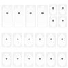 TENS Unit Electrode Pads CESLIFF 20 Pack 3.5mm Snap Self-Adhesive Electrode (White)