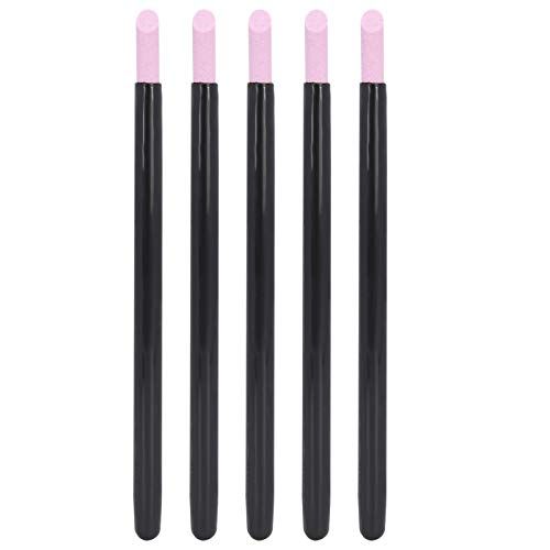 5pcs Pumice Stone Nail File Set, Nail Art Quartz Stone Polishing Pen Exfoliating Cuticle Pusher Manicure Grinding Rod for Household Beauty Salon