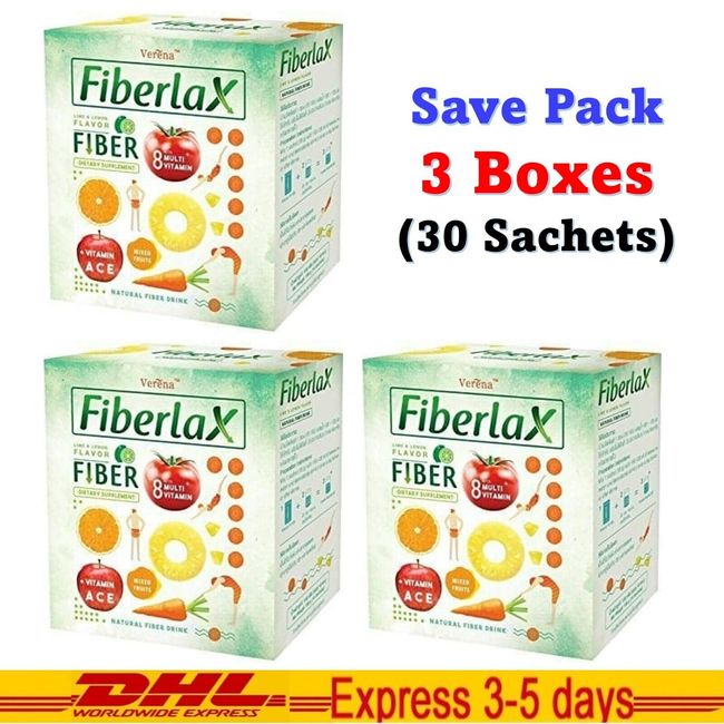 3x Verena Detox Fiber Slim Weight management Dietary Supplementary Vitamin Halal