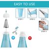 Piping Pastry Icing Cake Bags Decorating Disposable Cupcake Large Silicone Ring