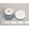 Hasamiyaki Essence 14471 Sugar Pot, Striped Pattern, Denim Blue