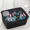 Lasbily 6-Pack Plastic Storage Baskets, Kitchen Cupboard Organiser Basket with Handle