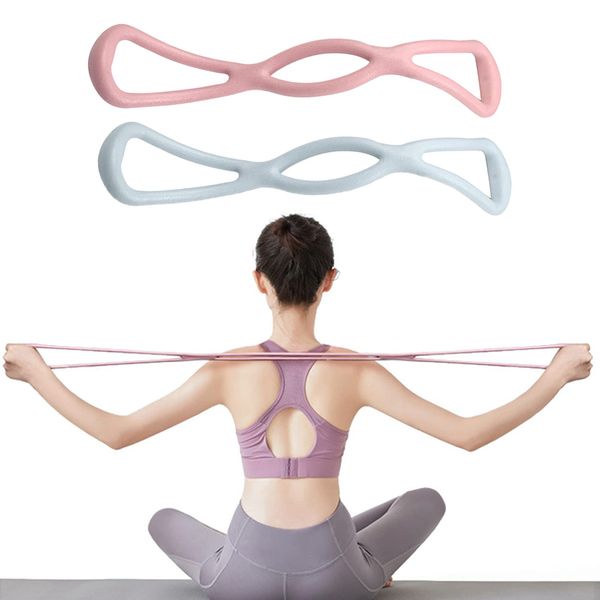 BSITSSS 2 Pcs TPR Resistance Bands, Exercise Bands for Women & Men, Fitness Bands for Strength Training, Yoga, Gym, Pilates