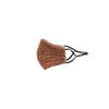 Fluffy Moco Boa Mask, Washable Mask, Pollen UV Protection (Brown)