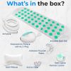 SereneLife Bubble Bath Mat Body Spa Massage w/ heating function, Bath Pillow