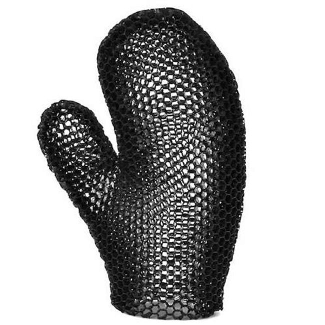 Spa Treatment Stimulite Honeycomb Bath Mitt Black