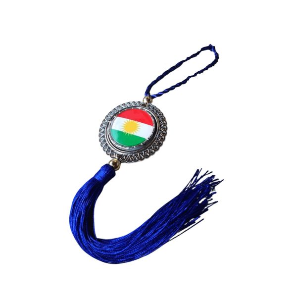 Kurdistan Anhänger Deko Kurdish car Auto Pendant kurdisch Rojava