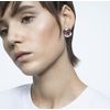 Swarovski Chroma Earrings, Pink, Rhodium plated