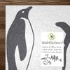 Penguins Jumping Flying Funny Vinyl Wall Sticker Decor Decal Mural Kitchen Pets