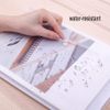Plastic Wallets A5-36 Pack A5 Plastic Wallet with Popper Plastic Folders Document Files Popper Wallet Envelope Folders Pockets