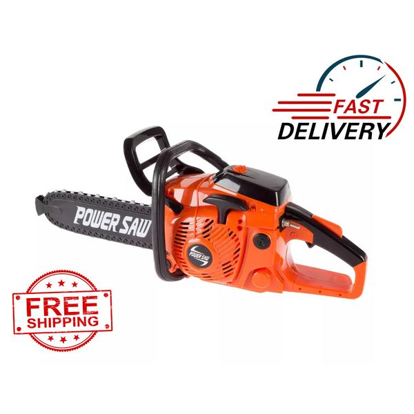 Hey! Play! Pretend Toy Chainsaw (Battery Powered) Kids Toy Chainsaw Gift Play