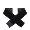 1 piece wig fixing band, adjustable size, wig shifting, soft, use with wig net, breathable (Black)