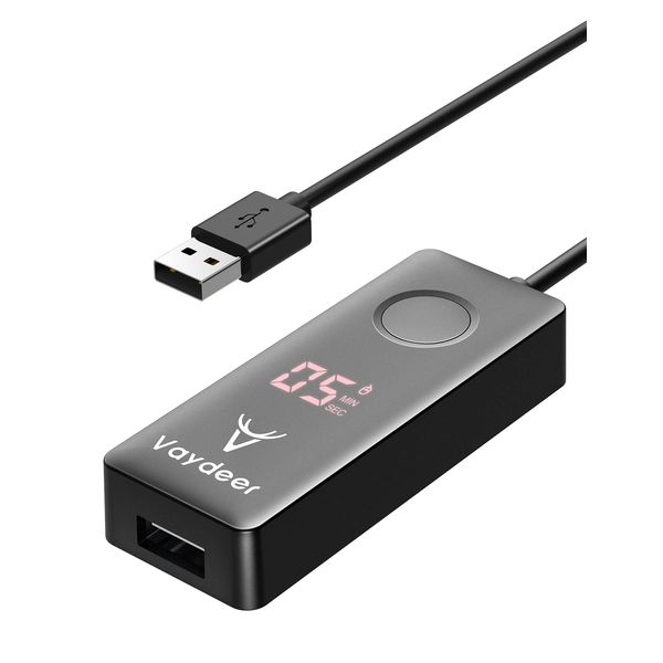 Vaydeer Automatic Mouse Jiggler Undetectable Mouse Mover Device with ON/Off Switch,Simulate Mouse Movement to Prevent The Computer from Entering Sleep Mode