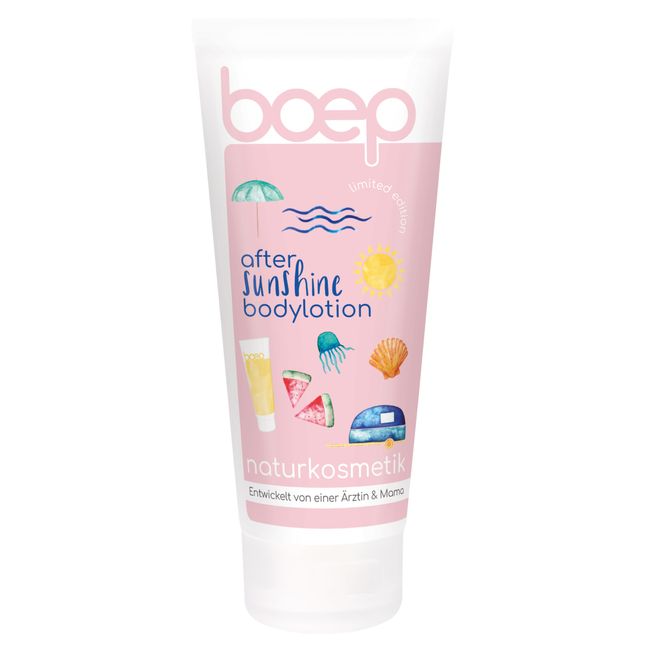 boep After Sun Lotion | Naturkosmetik Après Sun | Vegan & natürlich | Feuchtigkeitsspendend durch Bio-Olivenöl & Bio-Sheabutter (200 ml)