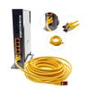 1aTTack.de - 5x 0.25m CAT6 patch cable S/FTP PIMF shielding CAT.6 RJ45 network cable Ethernet cable DSL LAN router switch modem patch panel - yellow - 5 pieces