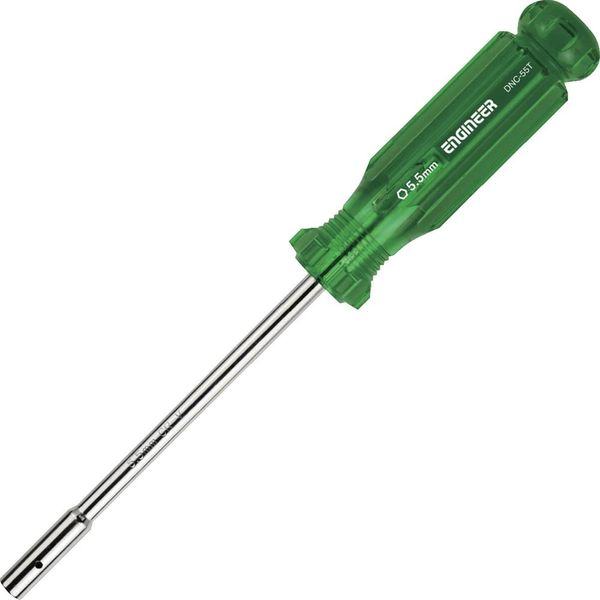 Hex Catch Nut Driver (Magnetic) for Hex Screws Measuring 5.5mm Across Flats ENGINEER DNC-55T
