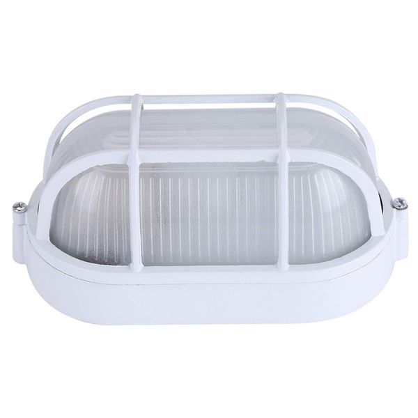 EVTSCAN Oval/Round Explosion Proof Vapor‑Proof Sauna Steam Room Light Lampshade Guard(Oval)