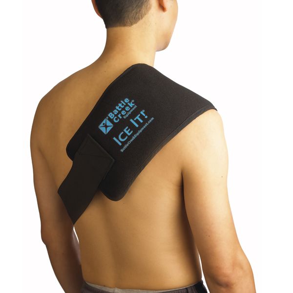 Ice It! ColdCOMFORT System - Large Ice Packs, Pain Relief, Fabric Cold Pack