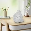 Bathroom Clock, Dual Use Waterproof Alarm Clock Hanging Table Clocks Bathroom Kitchen Timer Home Decoration