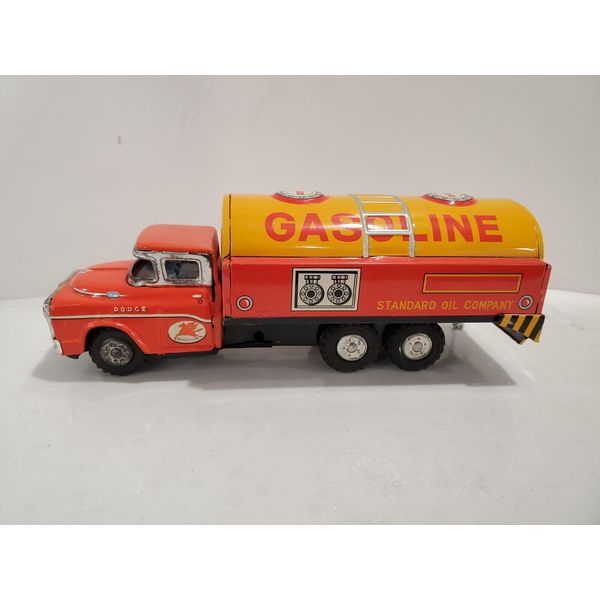 Vintage 1950's Japan Friction Gasoline Tanker Truck Standard Oil Pegasus