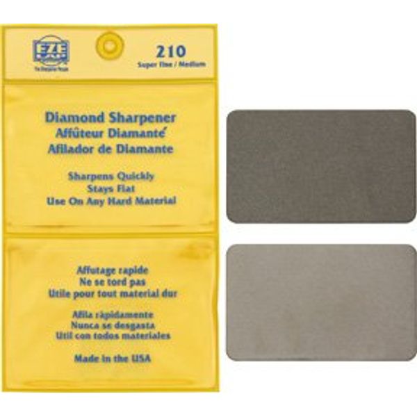 Eze Lap Diamond Wallet Sharpening Stone / Extra Fine & Medium Grits