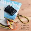 HIGHCAMP Multi-Strap Canvas Smartphone Digital Camera Drop Prevention Hand Strap Key Ring Smart Key, blue