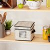 DII Kitchen Dish Storage Container, Saucer Plates, Damask