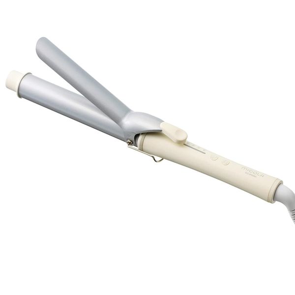 Iris Ohyama MiCOLA HIR-MC102-W Curling Iron, Pipe Diameter 1.3 inches (32 mm), Adjustable Temperature, Off-White