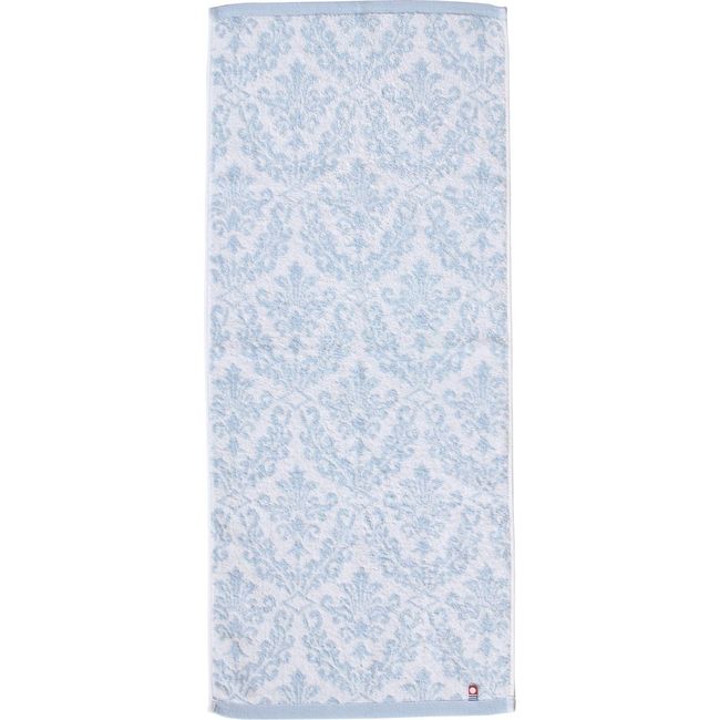 Nippon Utensil Face Towel, Blue, 13.4 x 31.5 inches (34 x 80 cm), Imabari Towel, "Julia" TQS1008552 B