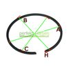 2 X (1.2mm x 45mm) Universal Piston Ring for Chainsaw, Brushcutter etc.