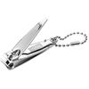 REMOS Nail Clipper with Chain and Integrated File - for Shortening Nails