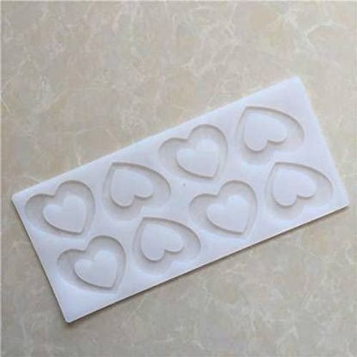 noble foods Chocolate Heart Shape Mould (Pack of 1)