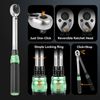 3PCS Torque Wrench Set 1/4 & 3/8 & 1/2-Inch ±3% Accuracy Click Torque Wrenches