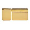 Unlacquered Brass Top or Bottom Mount Prima Pivot Hinge with Attached U-Clamp