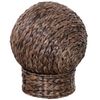 23.5" Water Hyacinth Elevated Cat Kitten Bed Condo Pod Pet House Tree