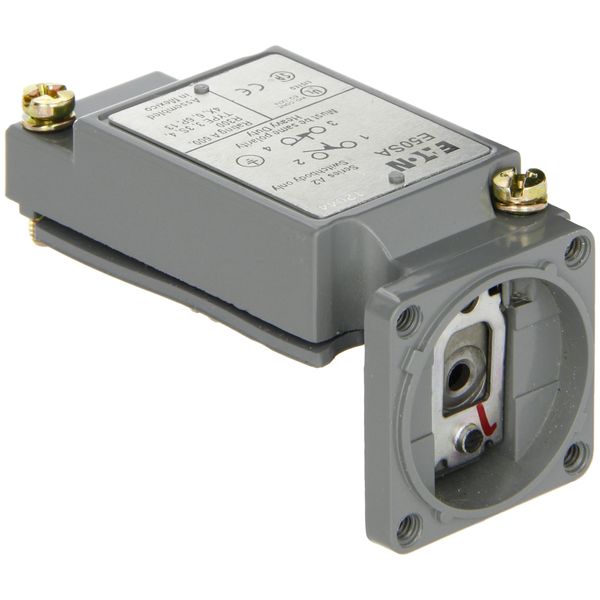 Eaton E50SA Heavy Duty Limit Switch Body, Panel Mounting Type, Single Pole, Full Size, SPST-1NO/1NC Contacts