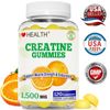 Pure Creatine Monohydrate Orange Gummies Micronized 120 Servings 1.5g Per Servin