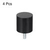sourcing map M8 Thread Rubber Mounts, Vibration Isolators, Cylindrical Shock Absorber with Studs 40 x 40mm 4pcs