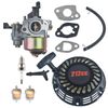 Pull Recoil Starter & Carburetor Fits Predator 212cc/196cc 6.5HP - For Go-Kart