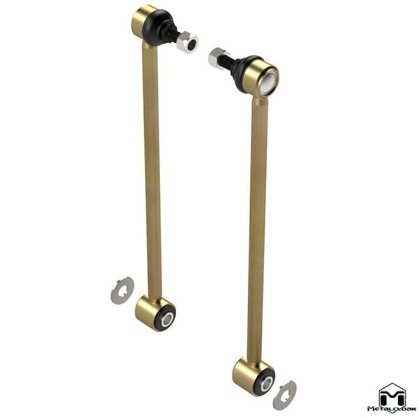 JK Wrangler Front Sway Bar Link Extension Kit, 14.5"