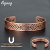 Cigmag Lymphatic Drainage Magnetic for Men Pure Copper Adjustable with Gift Box, Copper