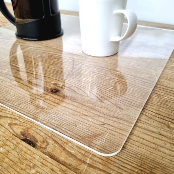 Clear Rectangular Worktop Savers - Multiple Sizes (40cm x 50cm)