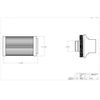 Aeromotive In-Line Filter - (AN-10) 10 Micron fabric Element