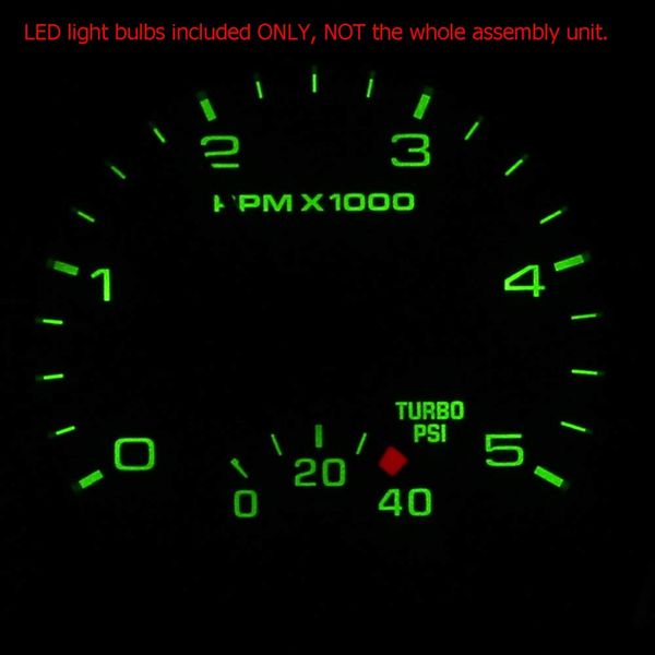 HERCOO White LED Light Bulbs for Instrument Gauge Cluster Speedometer Compatible with Ford F250 F350 Super Duty 2005 2006 2007